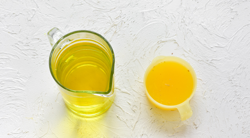 Лимонад с мятой, соединение сиропа с лимонным соком