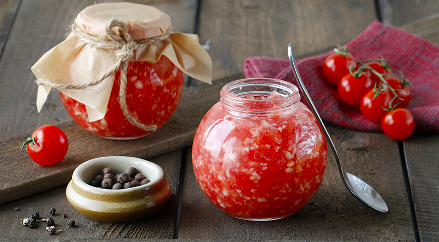 Рецепт хреновины на зиму из помидор с хреном — советы и рекомендации