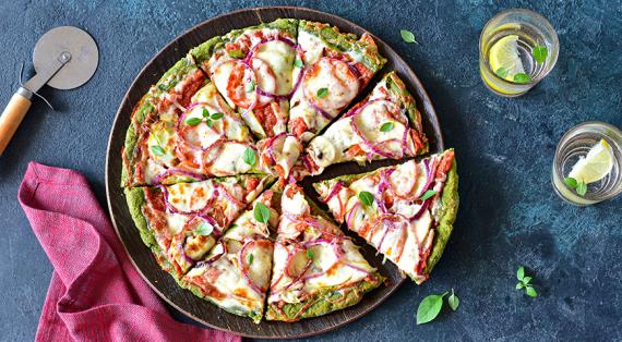 Зеленая ПП пицца, пошаговый рецепт с фото от автора Екатерина