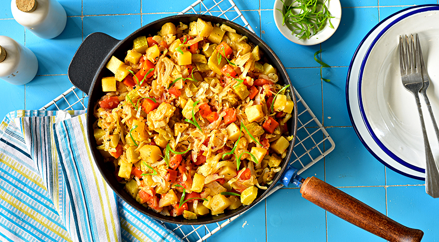 Рецепт приготовления рагу из овощей с картошкой: легко и быстро