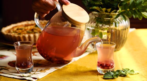 Гранатово-имбирный чай