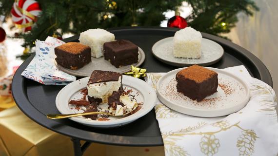 Мини-тортики «Птичье молоко» с белым и темным шоколадом