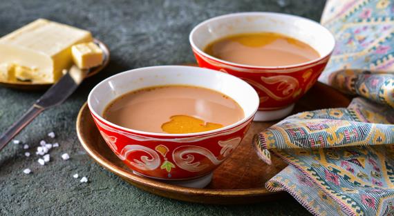 Татарский чай с молоком