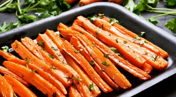 Постная морковь в масле: нарядное и простое украшение вашего стола
