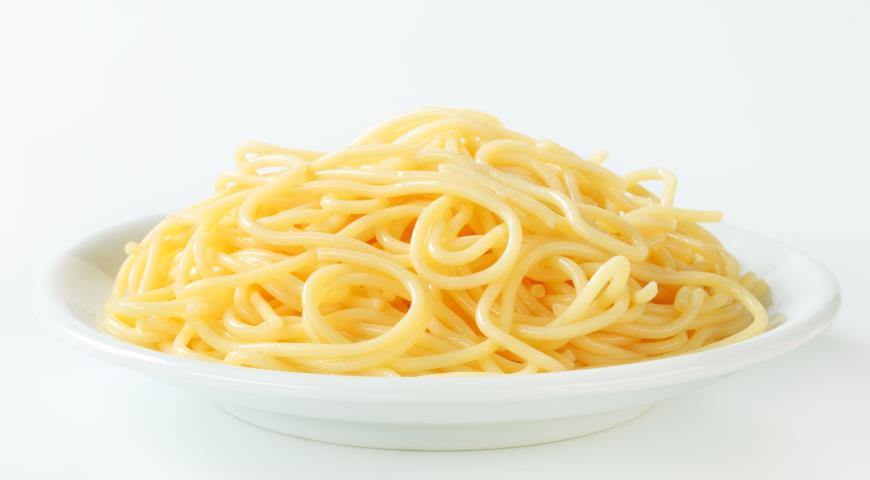 Приготовленные спагетти