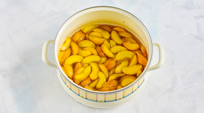 Варенье из персиков дольками , пошаговый рецепт с фото на 285 ккал