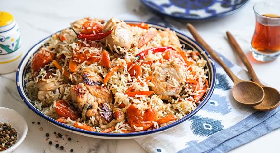 Рис с курицей по-тирольски: рецепт приготовления и секреты