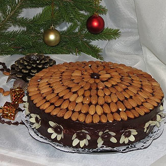Рецепт Шоколадно-миндальный торт