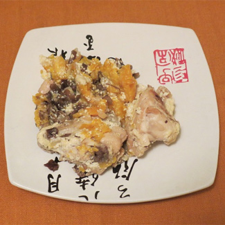 Рецепт Курица с тыквой и грибами