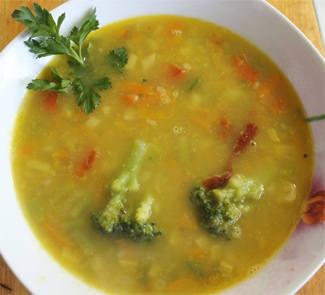 Рецепт Весенний суп с горохом орегон